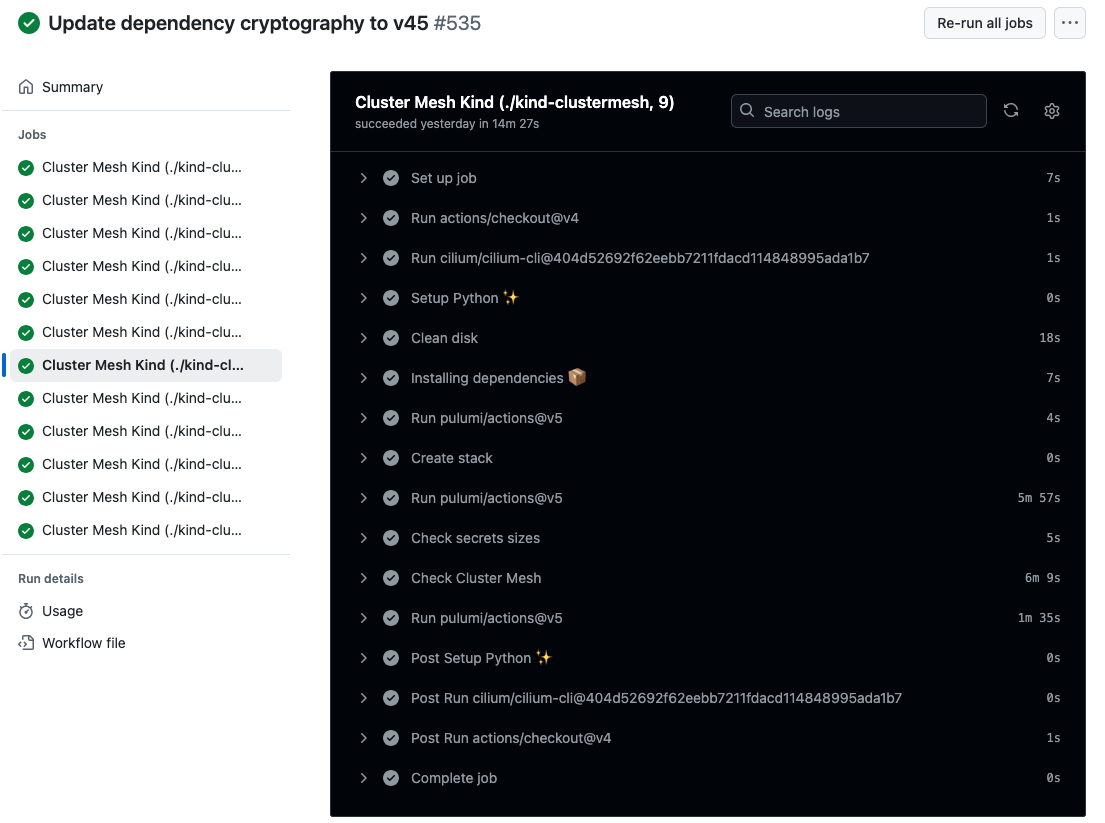 github action